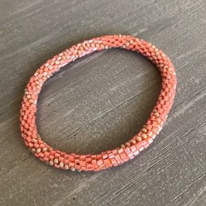 Sashka Co beaded bracelet - hand crocheted by artisans in Nepal